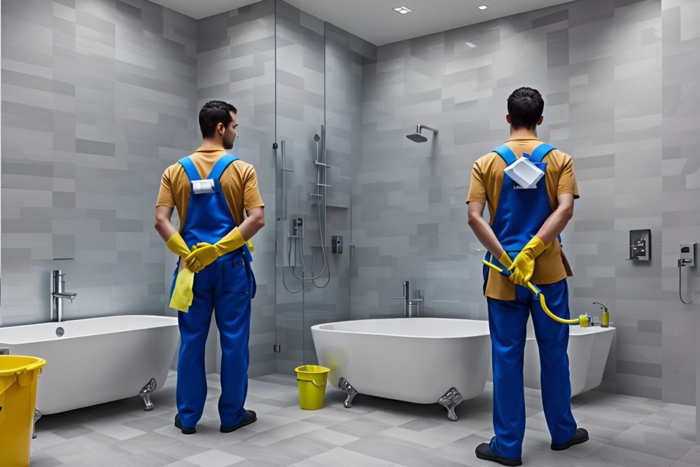 Bathroom and plumbing maintenance work in Doha Qatar